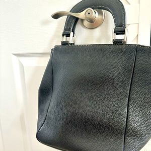 Barneys New York Leather Handbag / Barneys Leather Tote bag